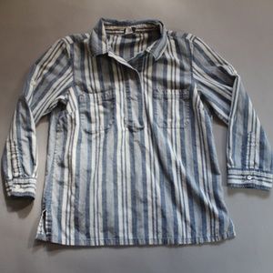 J. Crew Chambray Striped Tunic